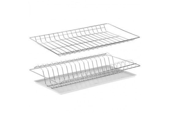 Посудосушитель с поддоном 565 мм хром